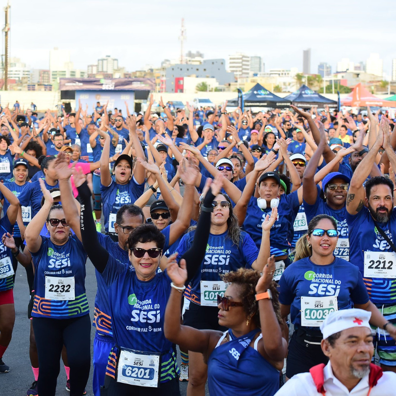 1ª Corrida Nacional do SESI movimenta o 1º de Maio com saúde, inclusão e solidariedade