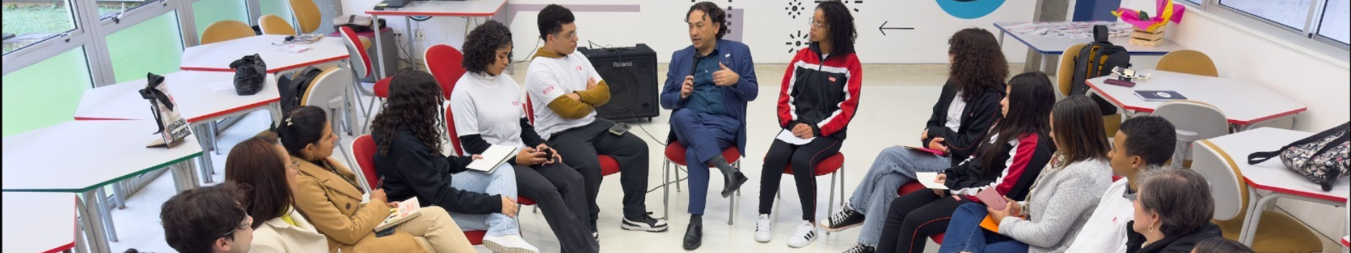 Conselho Nacional do SESI visita escola em São Bernardo e reforça escuta ativa de estudantes sobre educação e futuro