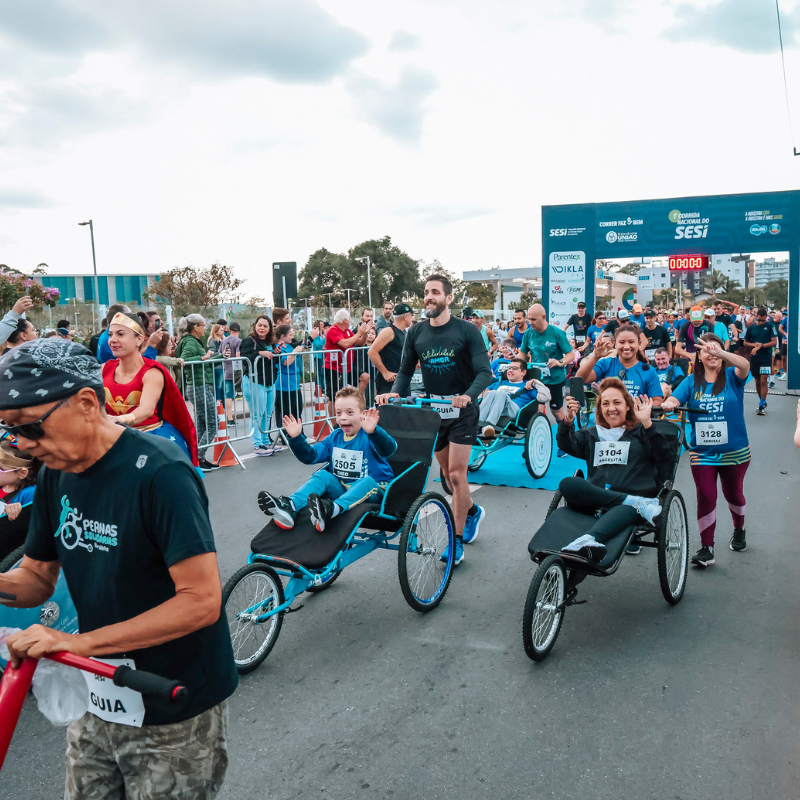 Inclusão avança na 2ª Corrida Nacional do SESI com parceria do Comitê Paralímpico Brasileiro