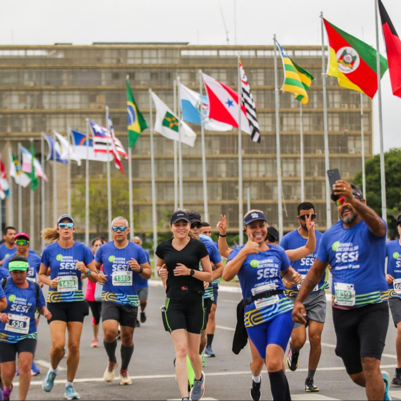Com mais de 60 mil inscritos, Corrida Nacional do SESI acontece no Dia do Trabalhador