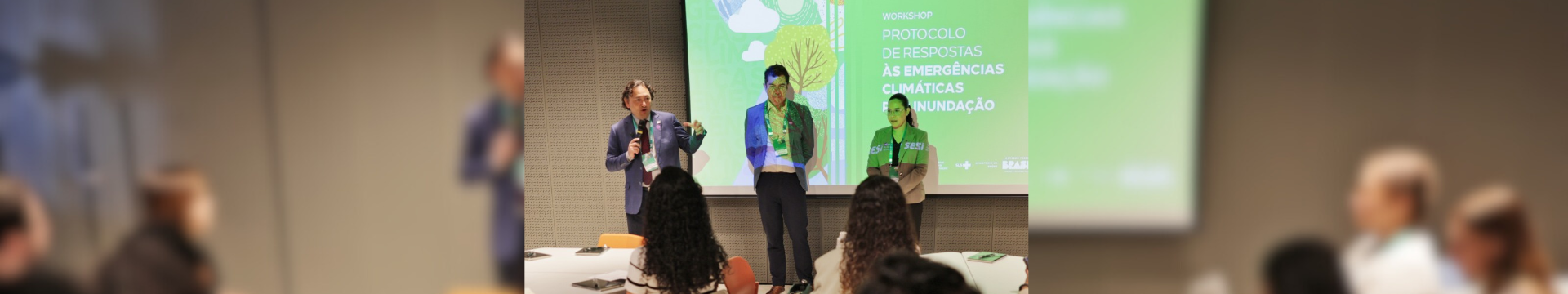 Workshop do SESI Saúde apresenta protocolo de resposta às emergências climáticas por inundação