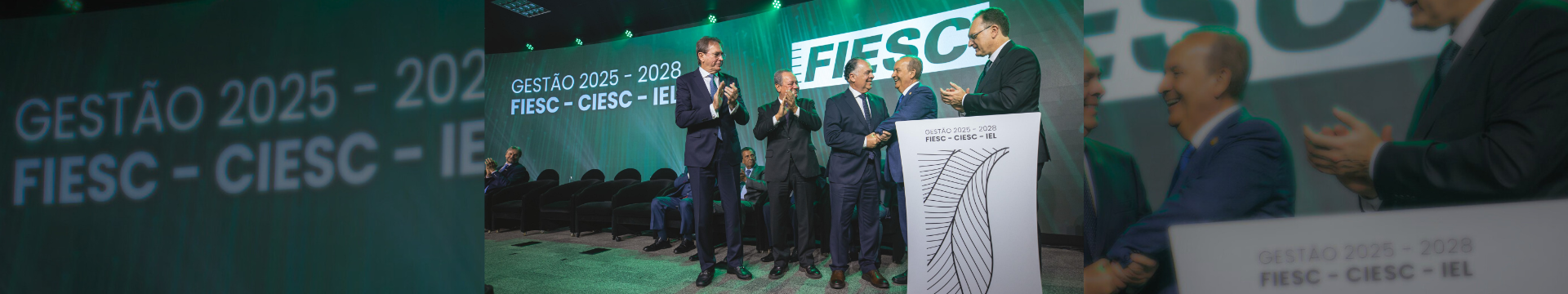 O partido da FIESC é a indústria, diz presidente Seleme na posse