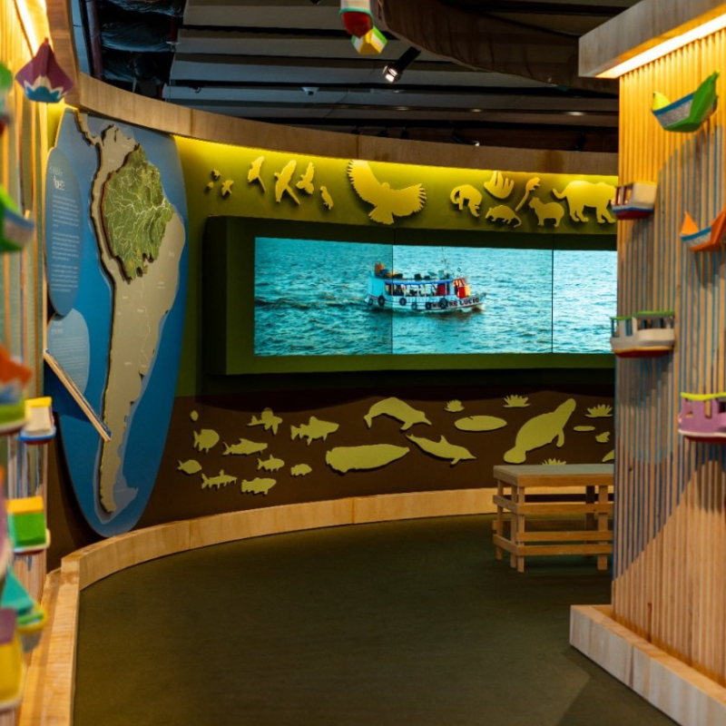 Exposição do SESI Lab sobre economia amazônica é indicada a prêmio internacional de museus