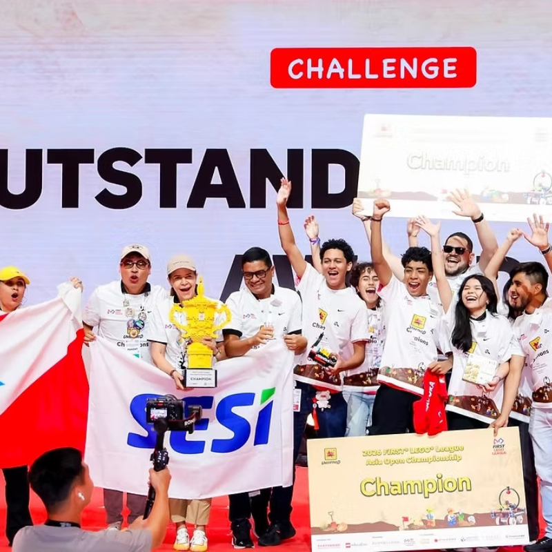 Equipe do SESI Ananindeua conquista primeiro lugar de mundial de robótica na China