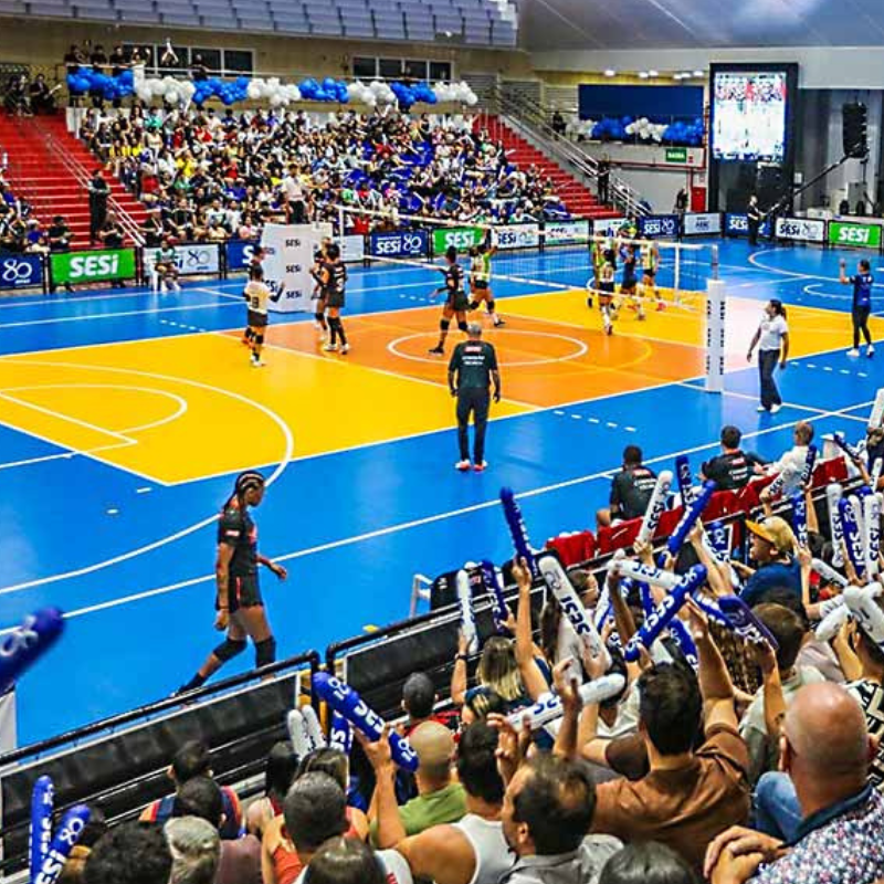 Após modernização, Ginásio do SESI é reinaugurado e volta a ser palco de grandes eventos