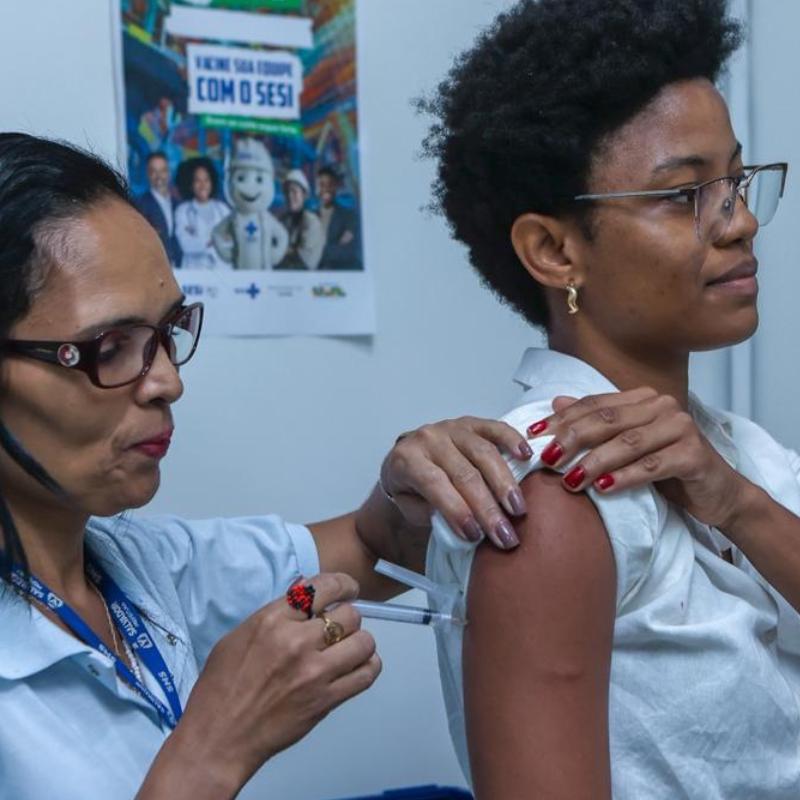 SESI mobiliza indústrias em todo o país no Dia D de Vacinação do Trabalhador