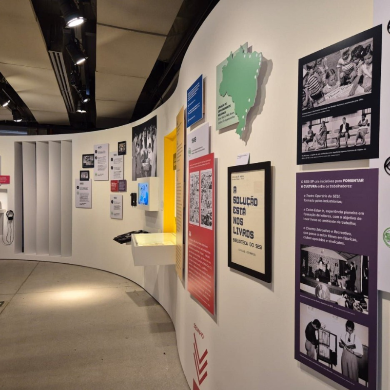 Passado, presente e futuro: exposição em Brasília revisita 80 anos do SESI