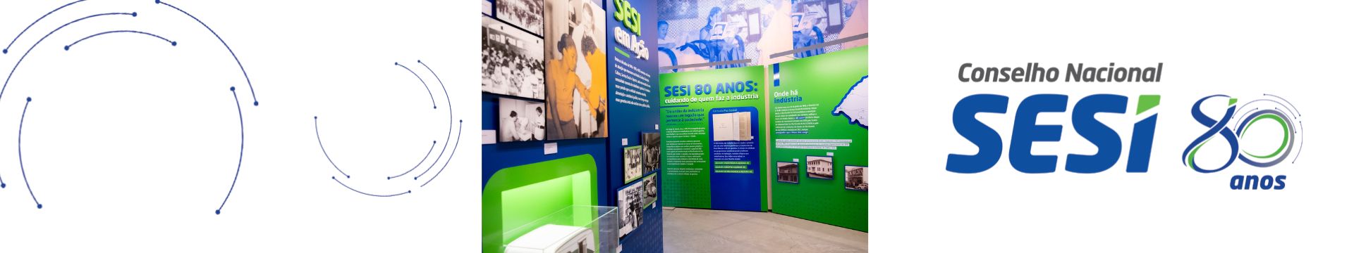 Exposição celebra 80 anos de atuação do Sesi como agente de transformação na saúde, educação e cultura