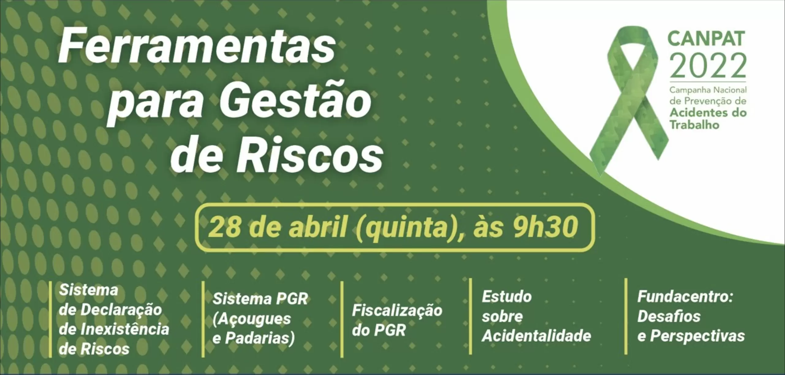 CANPAT 2022 - Ferramentas para Gestão de Riscos 