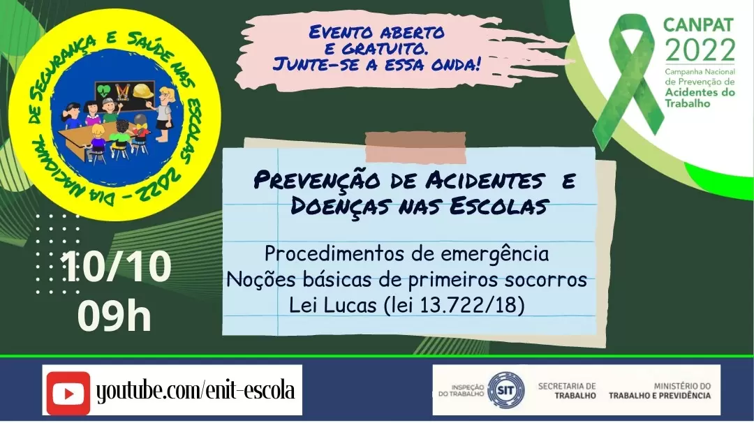 Dia Nacional de Segurança e Saúde nas Escolas 