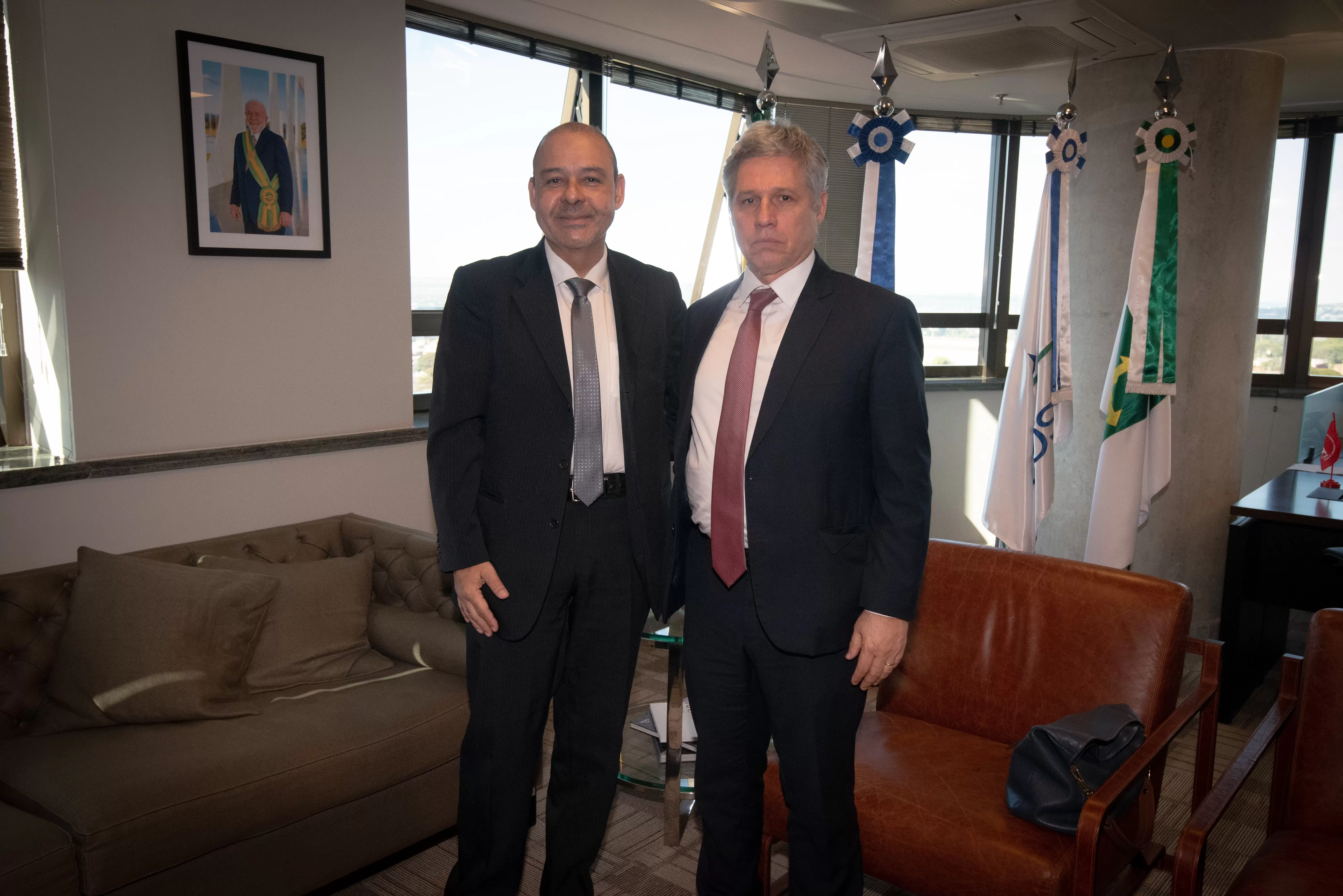 Presidente do CNSESI e Ministro do MDA discutem parceria para transformar educação alimentar em política pública