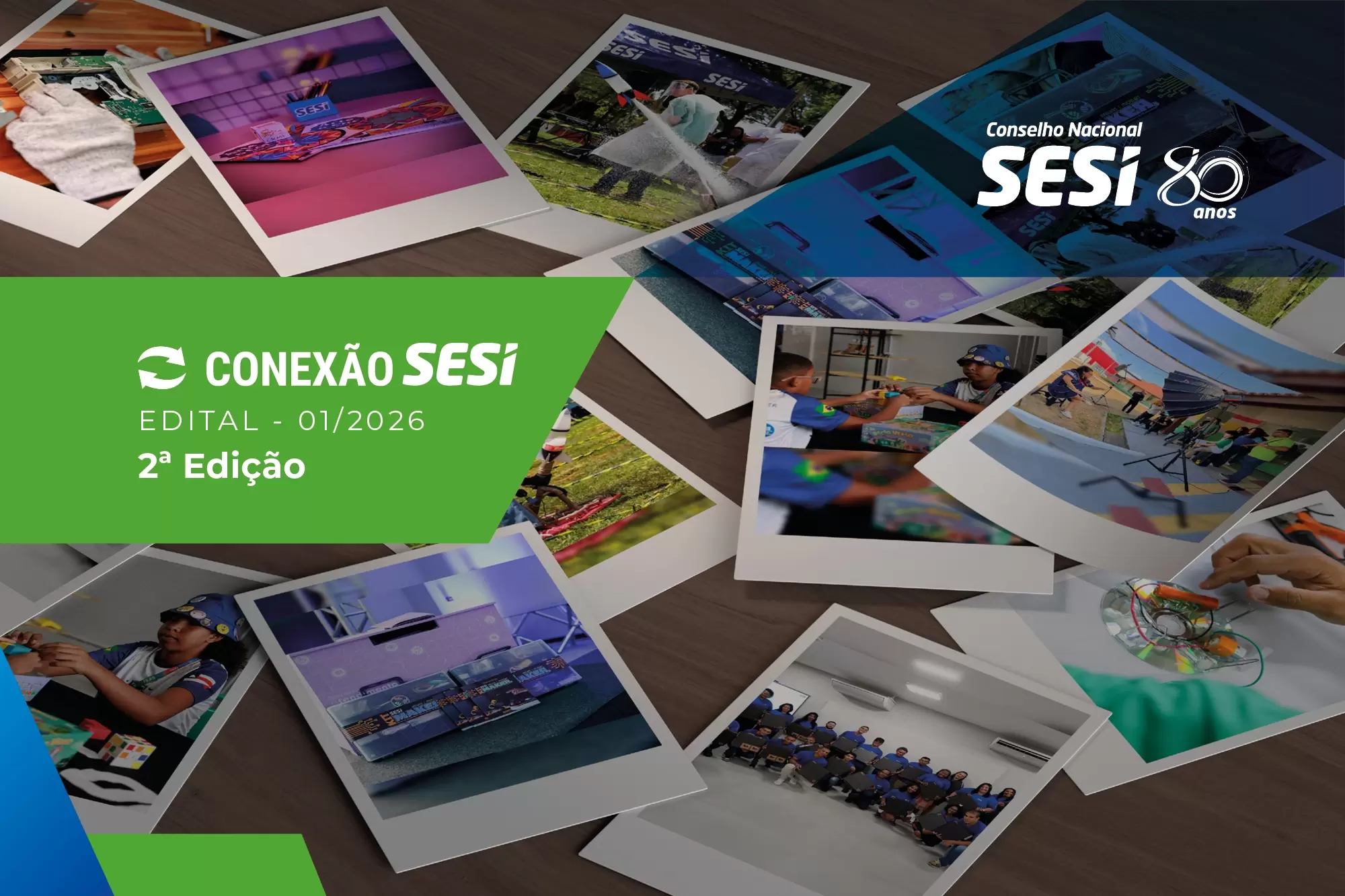 Conex&atilde;o SESI lan&ccedil;a 2&ordf; edi&ccedil;&atilde;o e amplia apoio a projetos de educa&ccedil;&atilde;o, sa&uacute;de e cultura em todo o pa&iacute;s