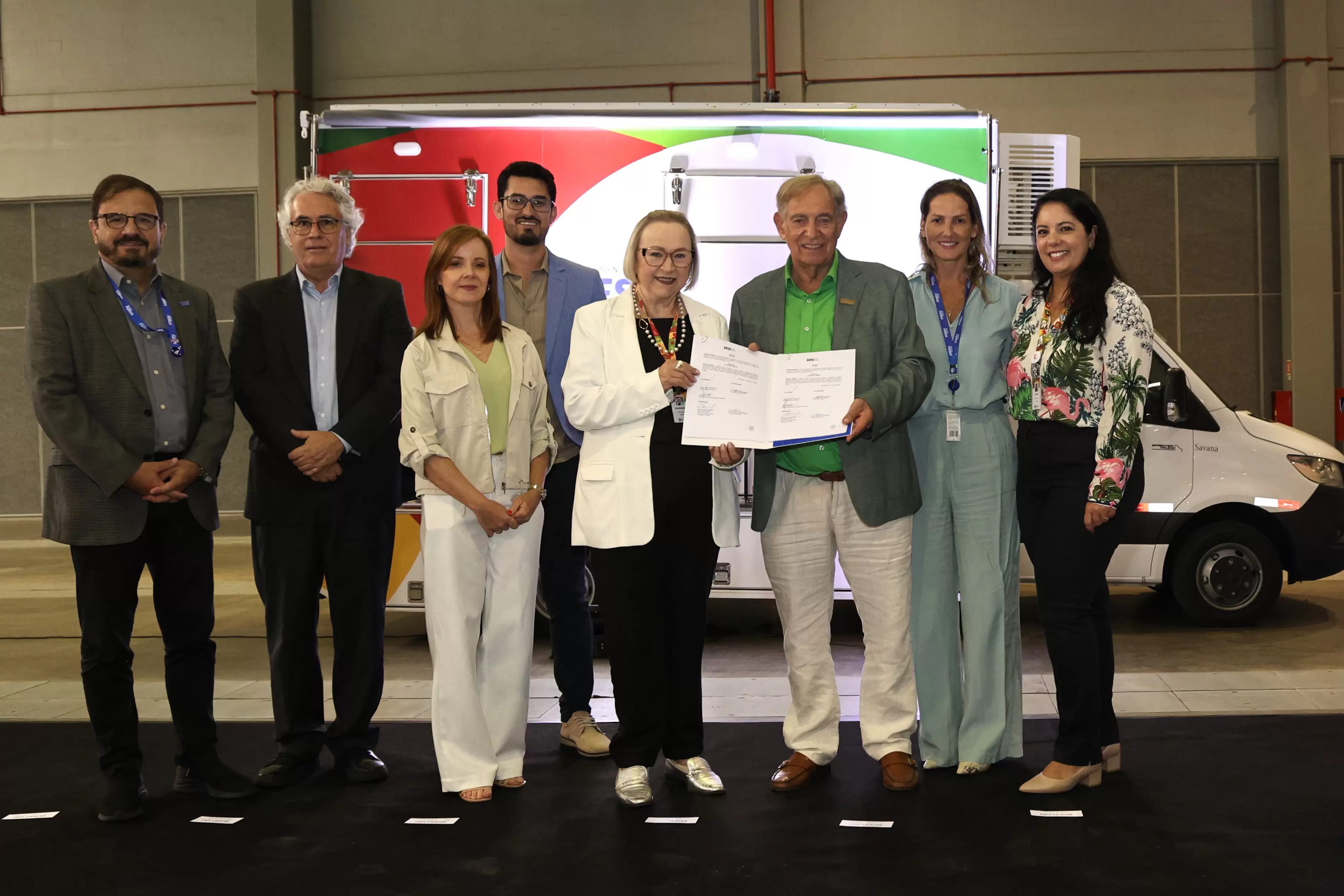 Entrega de unidades m&oacute;veis de sa&uacute;de do Sistema FIERGS ao governo do RS marca fim de projeto vinculado a enchentes