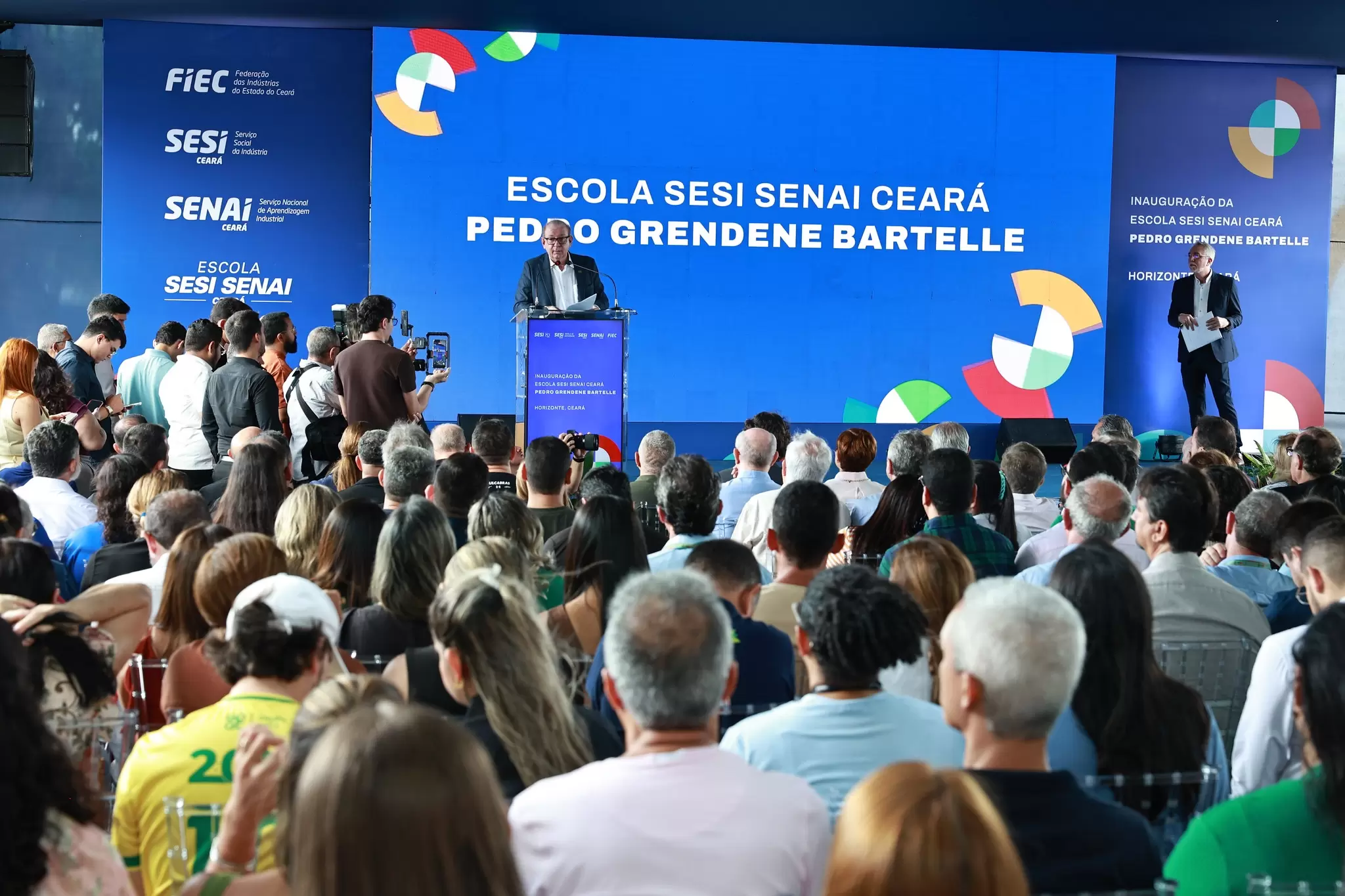 Escola SESI de Refer&ecirc;ncia Pedro Grendene Bartelle &eacute; inaugurada em Horizonte e amplia acesso &agrave; educa&ccedil;&atilde;o de qualidade