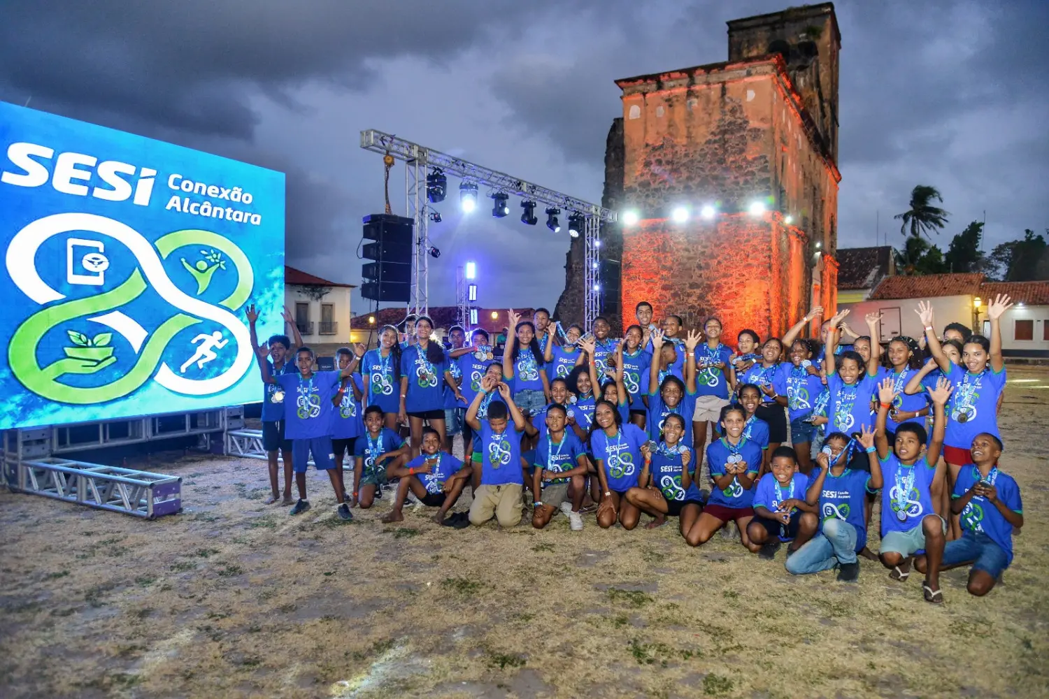 Projeto Conex&atilde;o SESI Alc&acirc;ntara celebra esporte, cultura e tradi&ccedil;&atilde;o quilombola