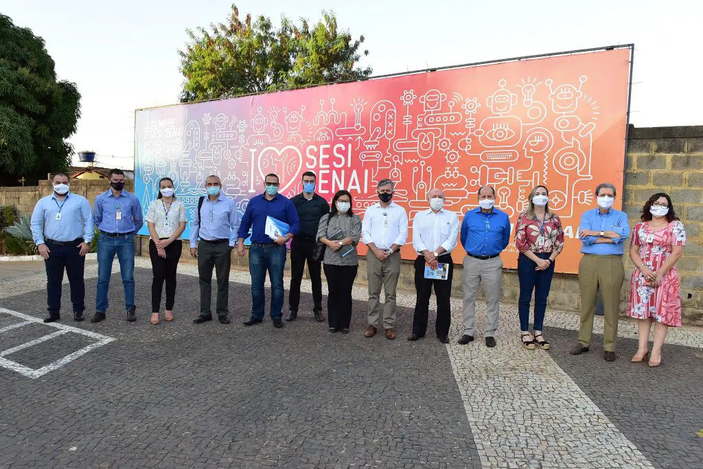 Equipe do CN-SESI visita FIEG e unidades do SESI/SENAI do Estado 