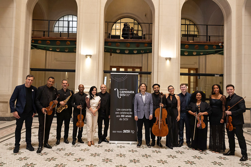 Uma orquestra capixaba na Sala S&atilde;o Paulo: 80 anos do SESI Foto: Marianas Raphael/CN-SESI